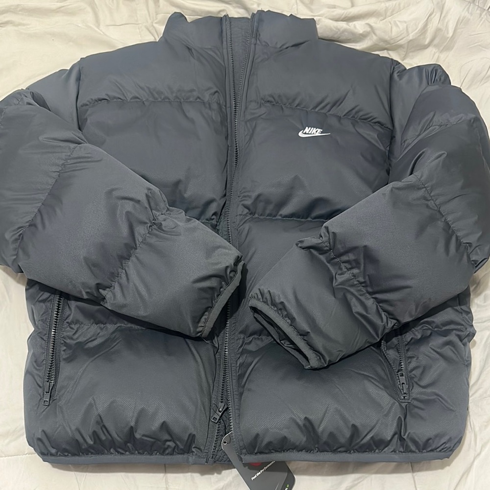Nike Charcoal Puffer Jacket